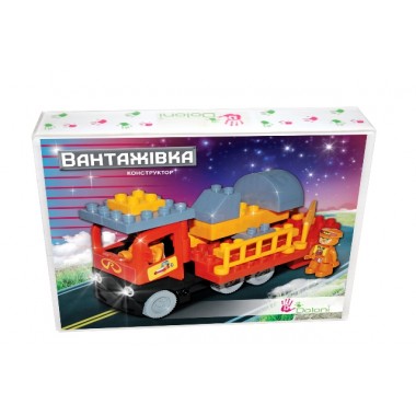 Конструктор мини "Грузовик " 35 деталей Flamingo Toys (801)
