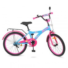 Велосипед детский PROFІ 20д. Голубой с розовым (2875)