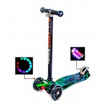 Самокат детский Scale Scooter Maxi H20 Светящиеся колеса до 60 кг от 3 лет Самокат детский Scale Scooter Maxi H20 Светящиеся колеса до 60 кг от 3 лет