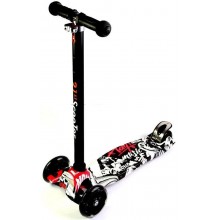 Самокат со светящимися колесами Scale Scooter Maxi Street до 60 кг от 3-6 лет Самокат со светящимися колесами Scale Scooter Maxi Street до 60 кг от 3-6 лет