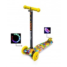 Самокат трехколесный детский от 3-6 лет до 60 кг Scale Scooter Maxi Светящиеся колеса Самокат трехколесный детский от 3-6 лет до 60 кг Scale Scooter Maxi Светящиеся колеса