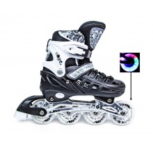 Детские ролики раздвижные для мальчиков Scale Sports Черный 34-37