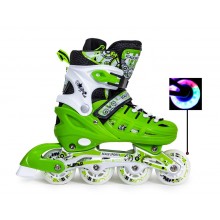 Детские ролики раздвижные для девочек и мальчиков Scale Sports Салатовый 29-33 Детские ролики раздвижные для девочек и мальчиков Scale Sports Салатовый 29-33