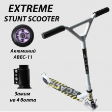 Самокат трюковый для детей от 7 лет Scale Sports Extreme до 100 кг Original Белый Самокат трюковый для детей от 7 лет Scale Sports Extreme до 100 кг Original Белый