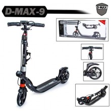 Двухколесный городской самокат складной Scale Sports D-MAX-9 до 115 кг Дисковый тормоз Черный Двухколесный городской самокат складной Scale Sports D-MAX-9 до 115 кг Дисковый тормоз Черный