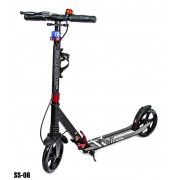 Cамокат складной двухколесный Scale Sports SS-08 Scooter до 100 кг от 7 лет Черный