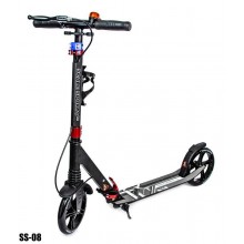 Cамокат складной двухколесный Scale Sports SS-08 Scooter до 100 кг от 7 лет Черный
