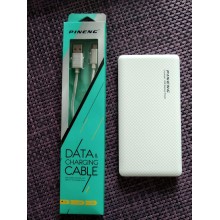 Зарядное устройство для портативной техники на 2 USB порта  PowerBank Pineng PN-958 на 10000 мАч Белый