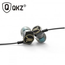 Наушники проводные QKZ DM7 с микрофоном однодрайверные Черный