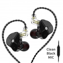 Наушники двухдрайверные проводные TRN ST1 Mic Черный Наушники двухдрайверные проводные TRN ST1 Mic Черный