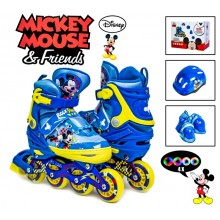 Копмлект роликов Disney. Mickey Mouse. р.29-33. Все колеса светятся! Копмлект роликов Disney. Mickey Mouse. р.29-33. Все колеса светятся!