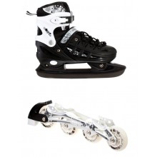Ролики-коньки Scale Sports 2 в 1 Черные р 38-41(1281) Ролики-коньки Scale Sports 2 в 1 Черные р 38-41(1281)