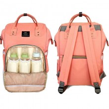Сумка-рюкзак органайзер для мам Bag for Mummy с термокарманами Персиковый (747748130) Сумка-рюкзак органайзер для мам Bag for Mummy с термокарманами Персиковый (747748130)