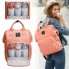 Сумка-рюкзак органайзер для мам Bag for Mummy с термокарманами Персиковый (747748130)