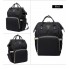 Сумка-рюкзак органайзер для мам Bag for Mummy с термокарманами Чёрный (747748130)