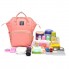 Сумка-рюкзак органайзер для мам Bag for Mummy с термокарманами Персиковый (747748130)