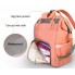 Сумка-рюкзак органайзер для мам Bag for Mummy с термокарманами Персиковый (747748130)