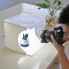 Фотобокс UKC с 2-x LED подсветкой для предметной макросъемки 24х23х22 см (19094)