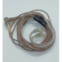 Кабель сменный для наушников KZ/QKZ/TRN/CCA C-pin 3.5 mm с микрофоном (0181) Кабель сменный для наушников KZ/QKZ/TRN/CCA C-pin 3.5 mm с микрофоном (0181)