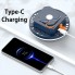 Фонарь лампа Power Bank аккумуляторный MOS-14 9900 mAh 60 LED 30W USB Type C Желтый свет Синий (0196)