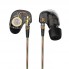 Наушники  KZ ATE HiFi  Mic Оригинал Чёрный (799077317)