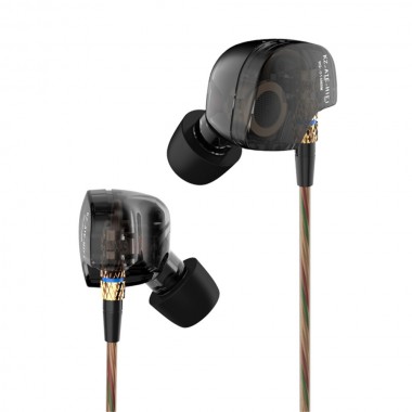 Наушники KZ ATR Mic Knowledge Zenith Original  Черный (720455962)