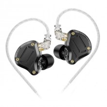 Наушники проводные KZ ZS10 Pro 2 пятидрайверные без микрофона Black (0192)