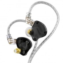 Наушники проводные KZ ZS10 Pro X пятидрайверные без микрофона Black (0182)