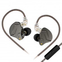 Наушники проводные KZ ZSN Pro с микрофоном гибридные Black (0028) Наушники проводные KZ ZSN Pro с микрофоном гибридные Black (0028)