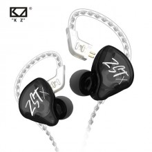 Наушники проводные KZ ZST X без микрофона гибридные Чёрный (0172)