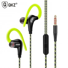 Наушники вакуумные QKZ DM500 sport с гарнитурой Original Чёрный с салатовым (1022) Наушники вакуумные QKZ DM500 sport с гарнитурой Original Чёрный с салатовым (1022)