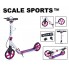 Cамокат складной двухколесный Scale Sports SS-08 Scooter до 100 кг от 7 лет Белый